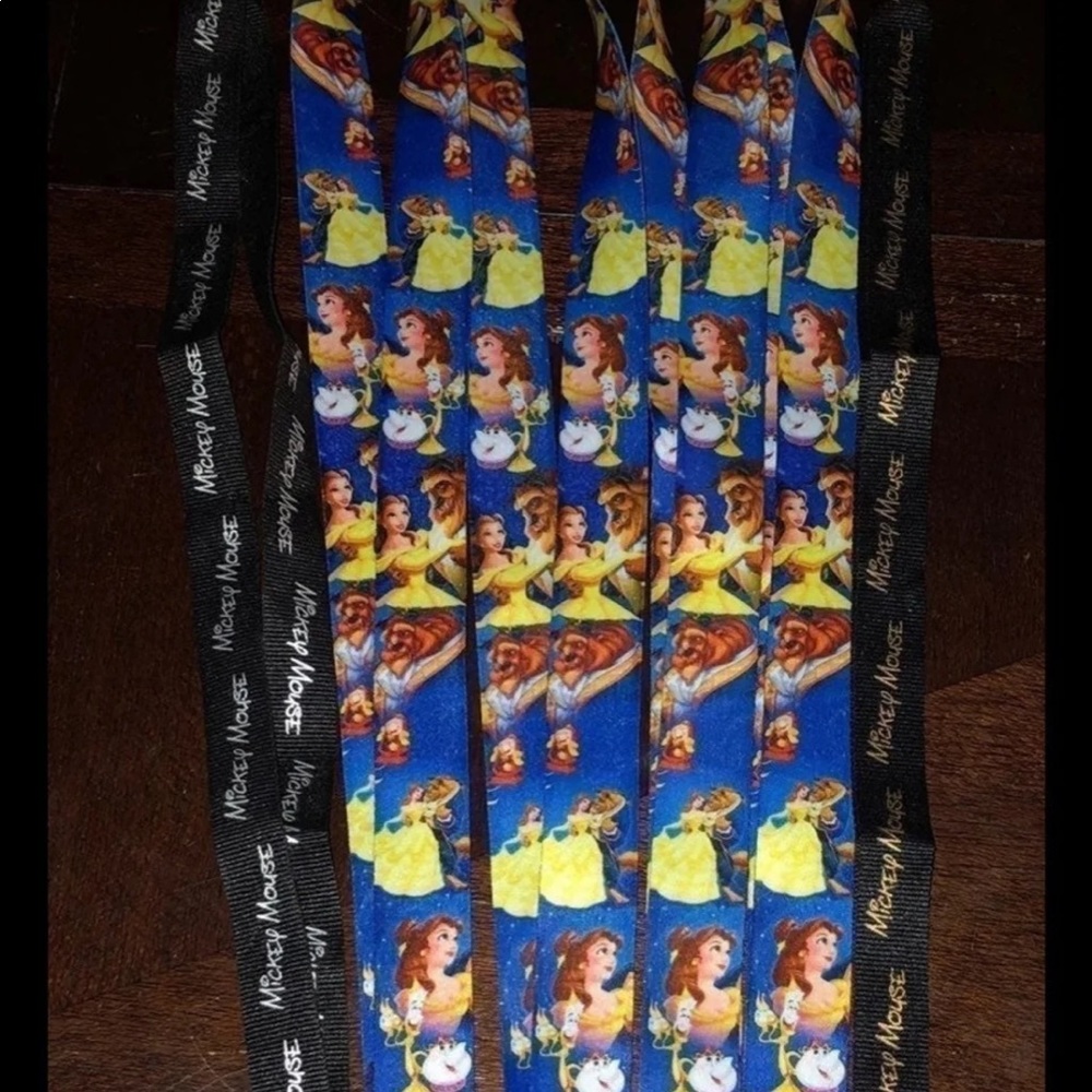 1 beauty and the beast lanyard reserved